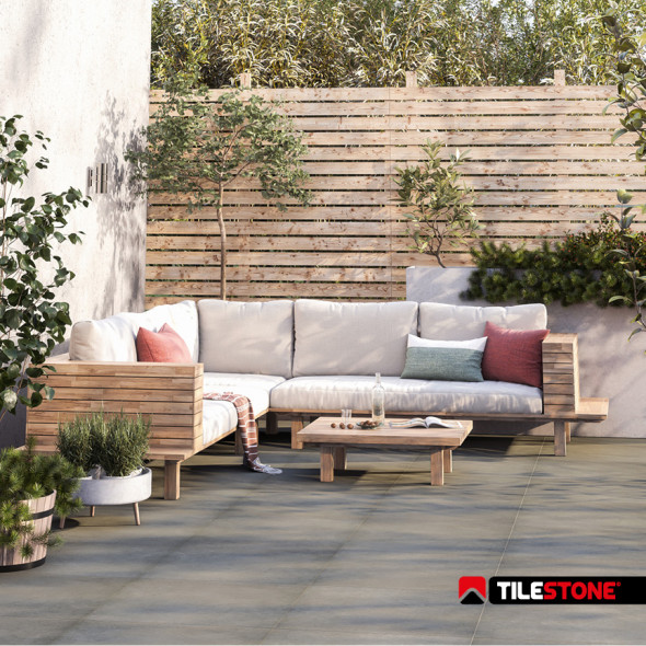 Carrelages terrasse en céramique , carrelages sol, gris medium, Impermo, scandinave
